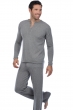 Cachemire pyjama homme adam gris chine 2xl