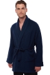 Cachemire robe chambre homme mylord marine fonce t1