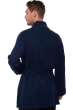 Cachemire robe chambre homme mylord marine fonce t2