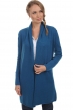 Cachemire robe manteau femme perla bleu canard 2xl