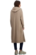 Cachemire robe manteau femme thonon natural brown m