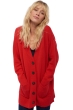 Cachemire robe manteau femme vadena rouge 4xl