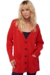 Cachemire robe manteau femme vadena rouge xs