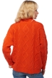 Cachemire robe manteau femme valaska bloody orange s