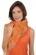 Lin accessoires etoles  chales phoebe orange 200 x 80 cm
