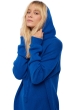 Yak pull femme zip capuche veria bleu intense 2xl