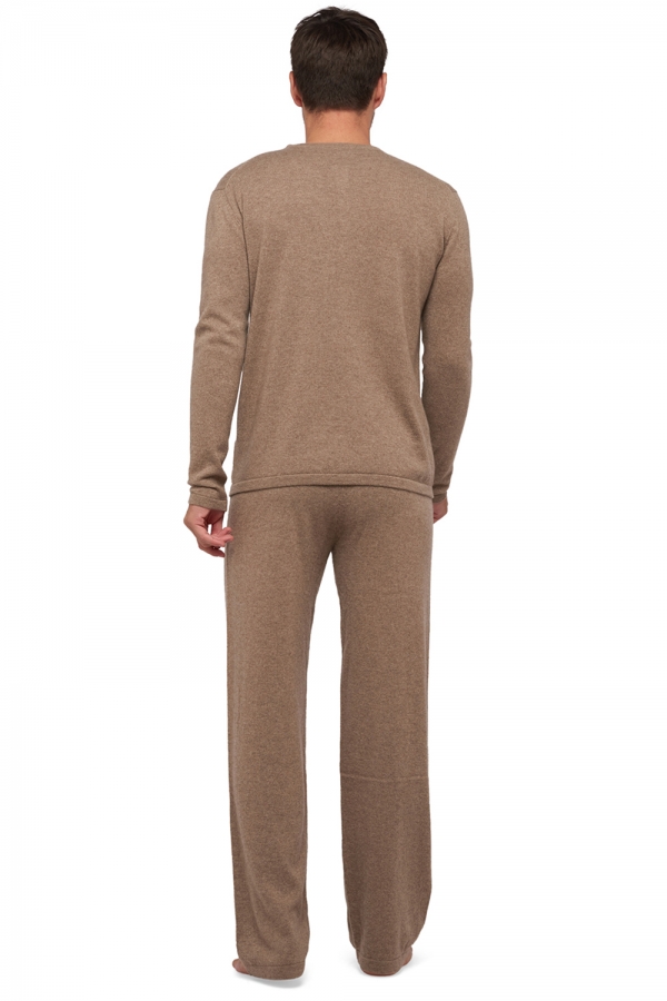 Cachemire accessoires homewear adam natural brown 2xl