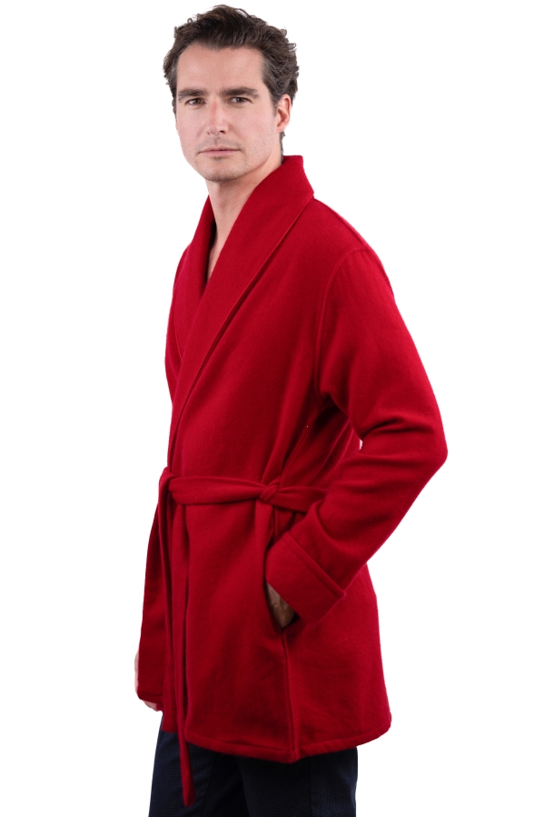 Cachemire accessoires homewear mylord rouge velours t2