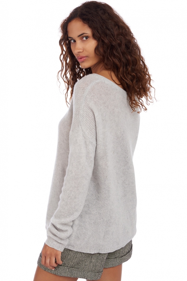 Cachemire pull femme col rond betolle flanelle chine m