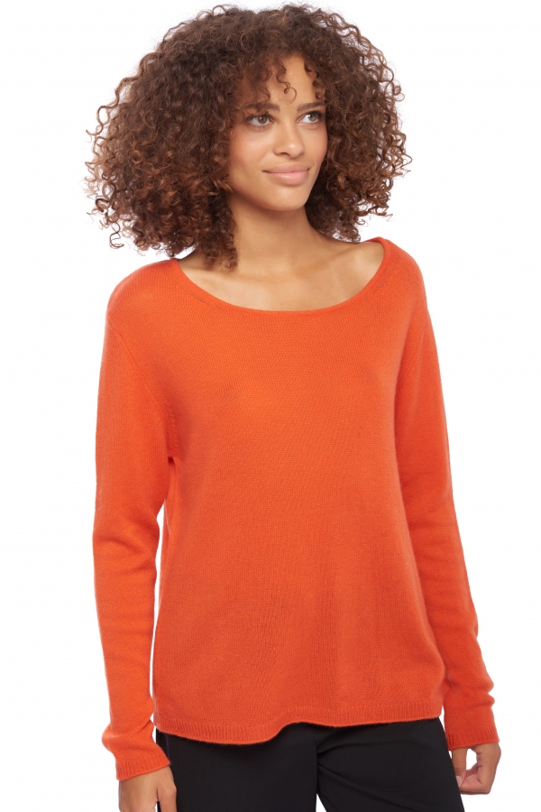 Cachemire pull femme col rond caleen satsuma s