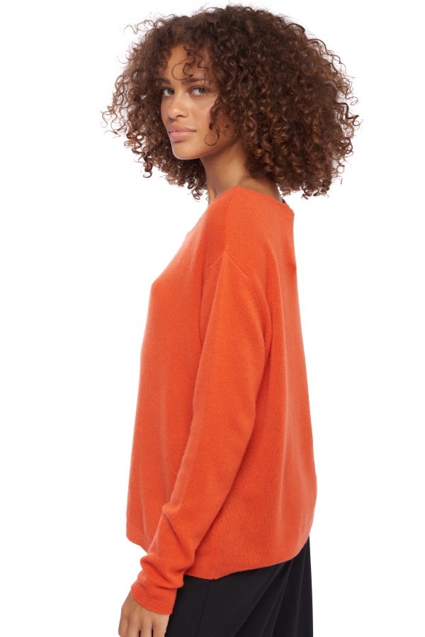 Cachemire pull femme col rond caleen satsuma s