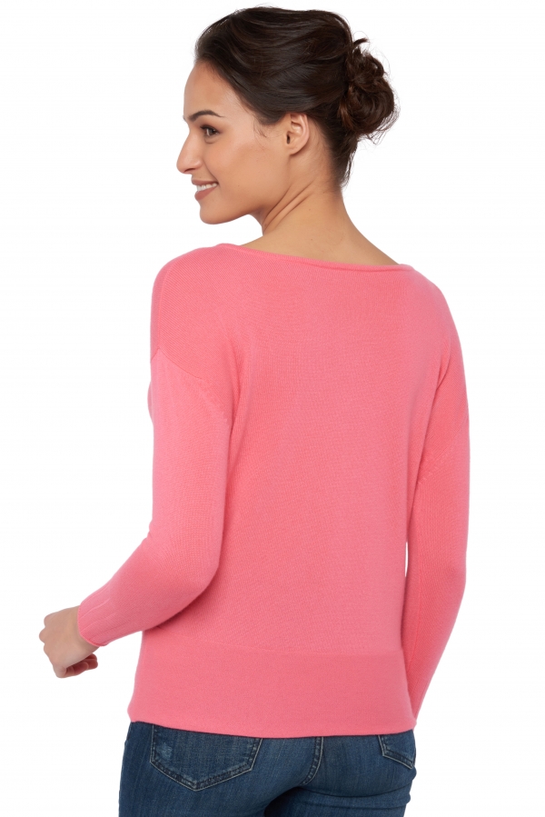 Cachemire pull femme col rond hoela blushing t1