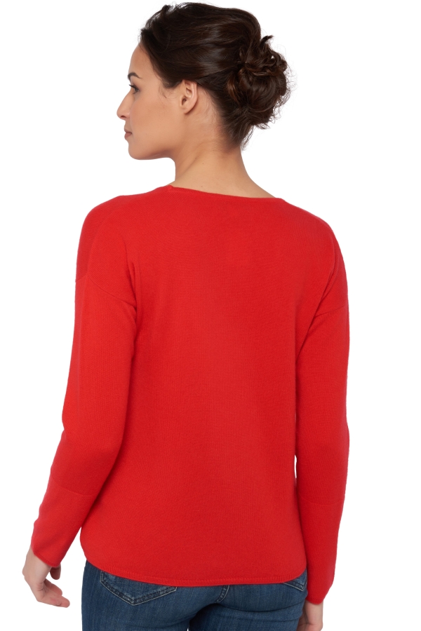 Cachemire pull femme collection printemps ete uliana rouge s
