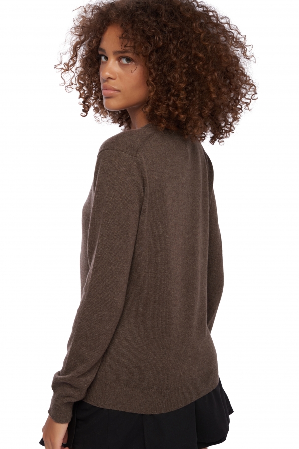 Cachemire pull femme faustine marron chine xs