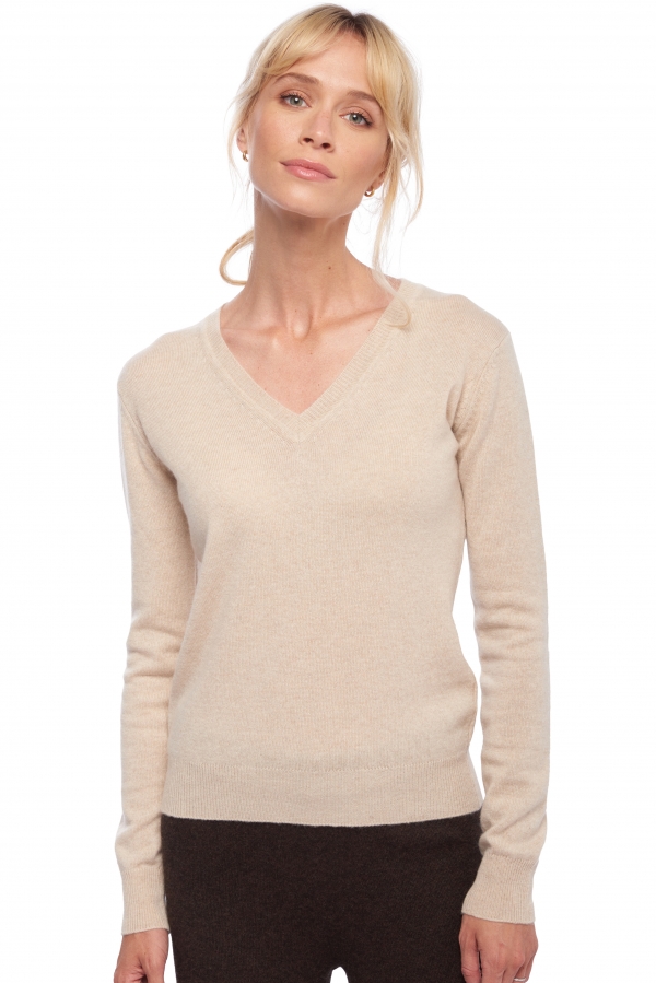 Cachemire pull femme faustine natural beige 4xl