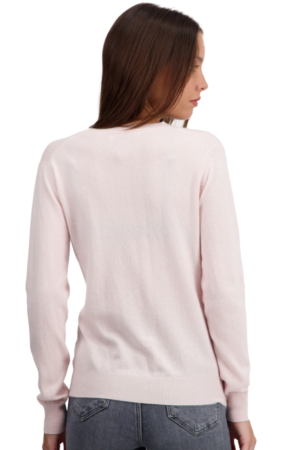 Cachemire pull femme faustine rose pale xl