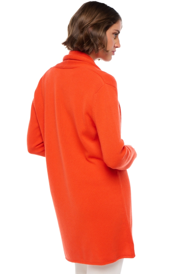 Cachemire pull femme fauve bloody orange 2xl