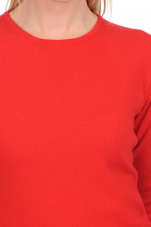 Cachemire pull femme line premium rouge 2xl