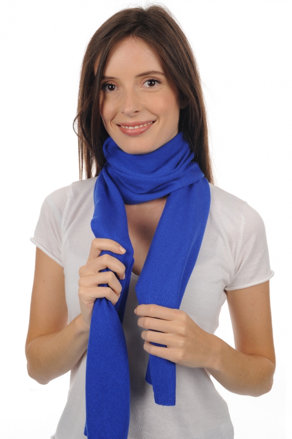 Cachemire pull femme ozone bleu lapis 160 x 30 cm