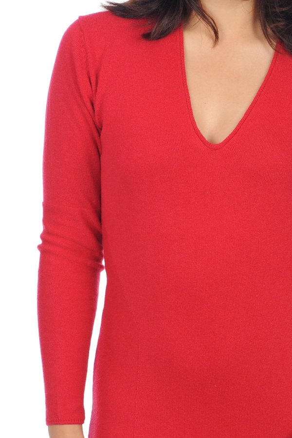 Cachemire pull femme rosalia rouge velours 3xl