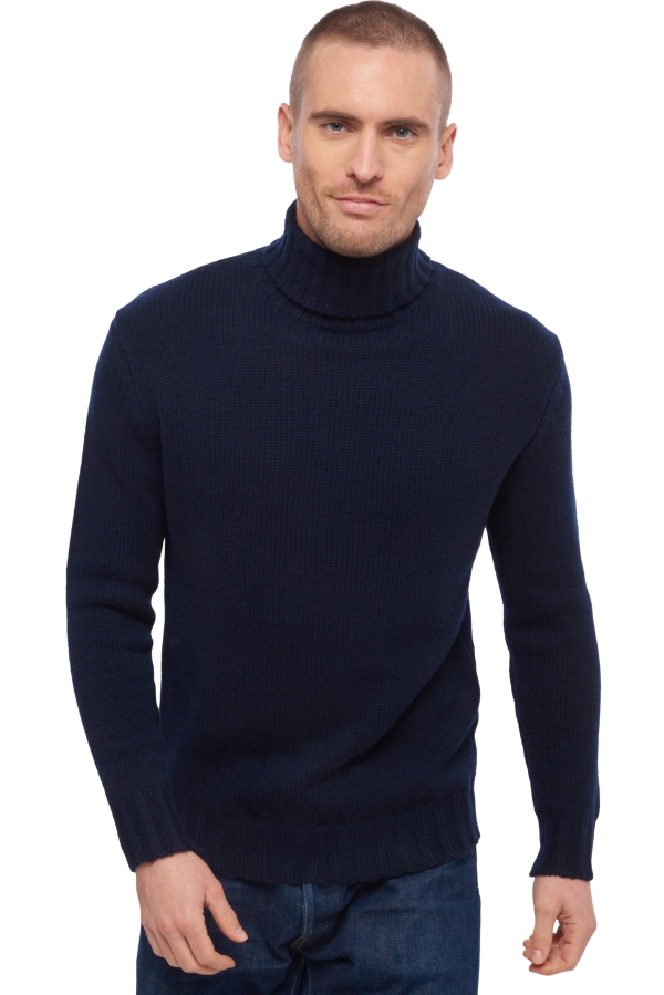 Cachemire pull homme achille marine fonce m
