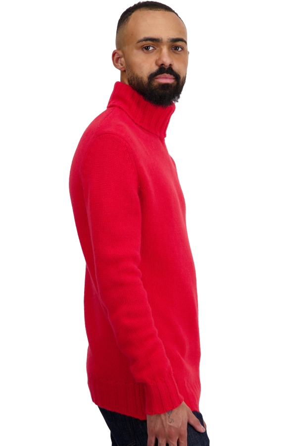 Cachemire pull homme achille rouge m