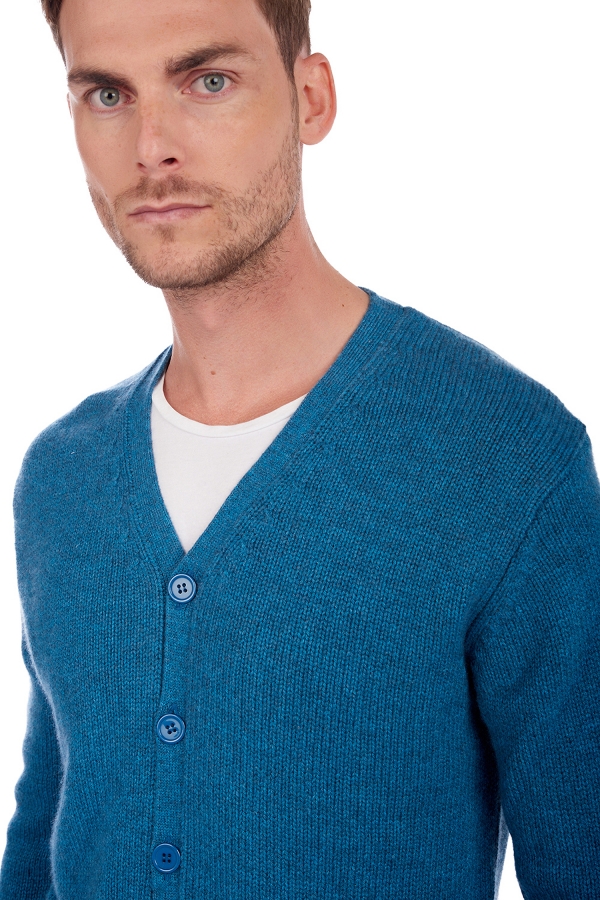 Cachemire pull homme aden manor blue m