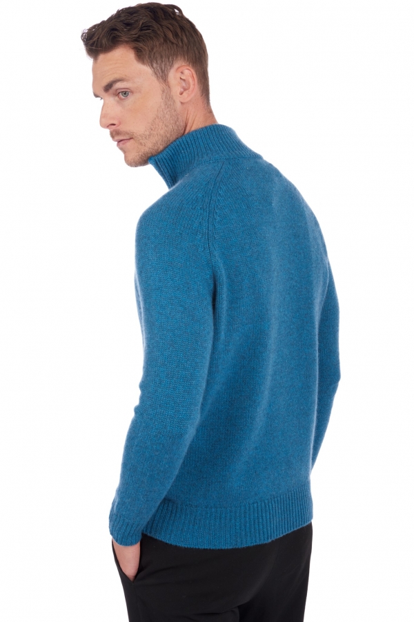 Cachemire pull homme angers manor blue bleu canard 3xl