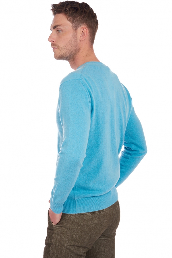 Cachemire pull homme col rond keaton tourmaline l