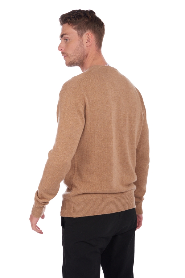 Cachemire pull homme col rond nestor 4f camel chine 4xl