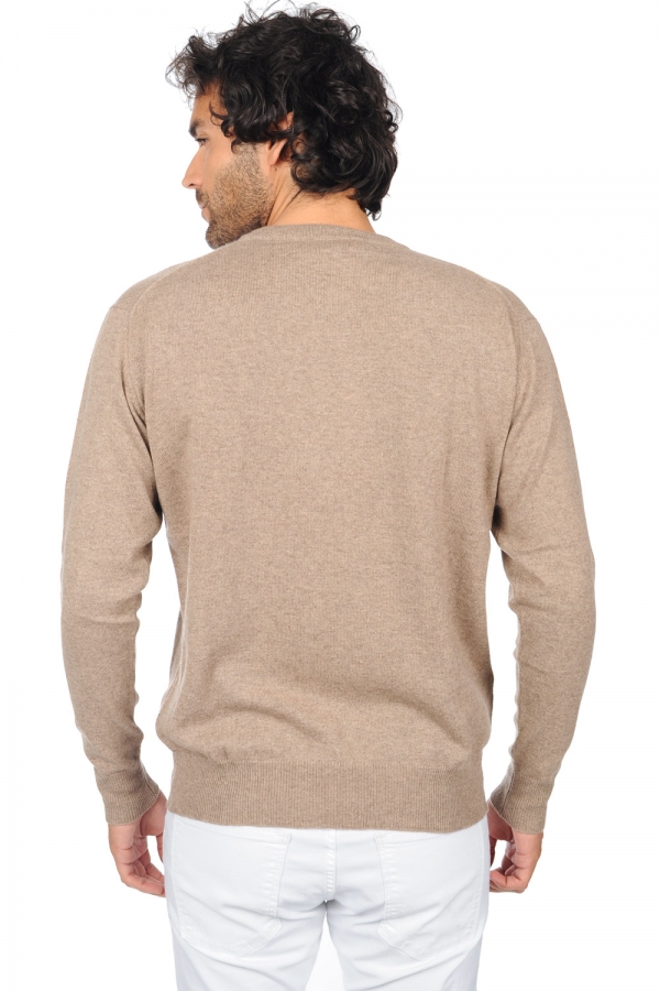 Cachemire pull homme col rond nestor premium dolma natural 3xl