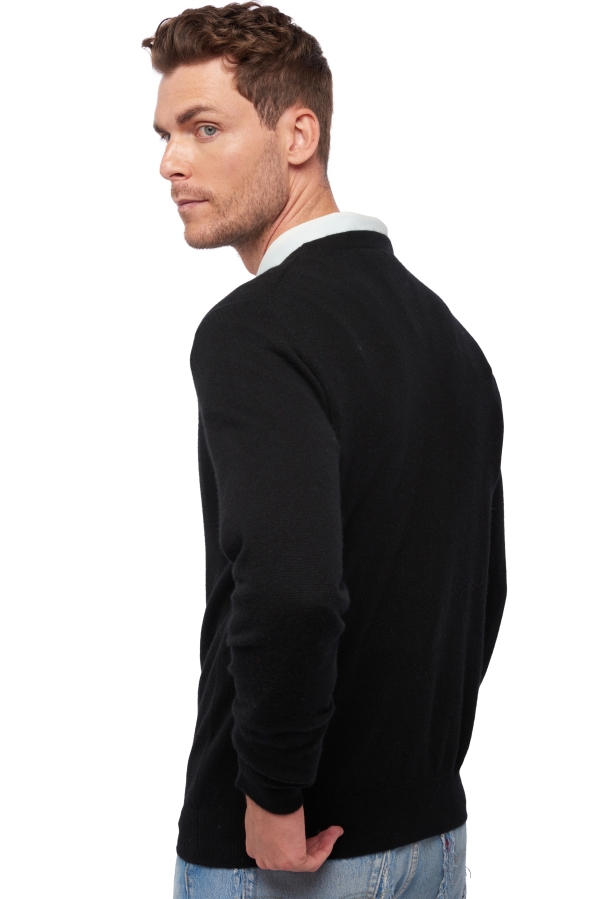 Cachemire pull homme col rond tao first noir m