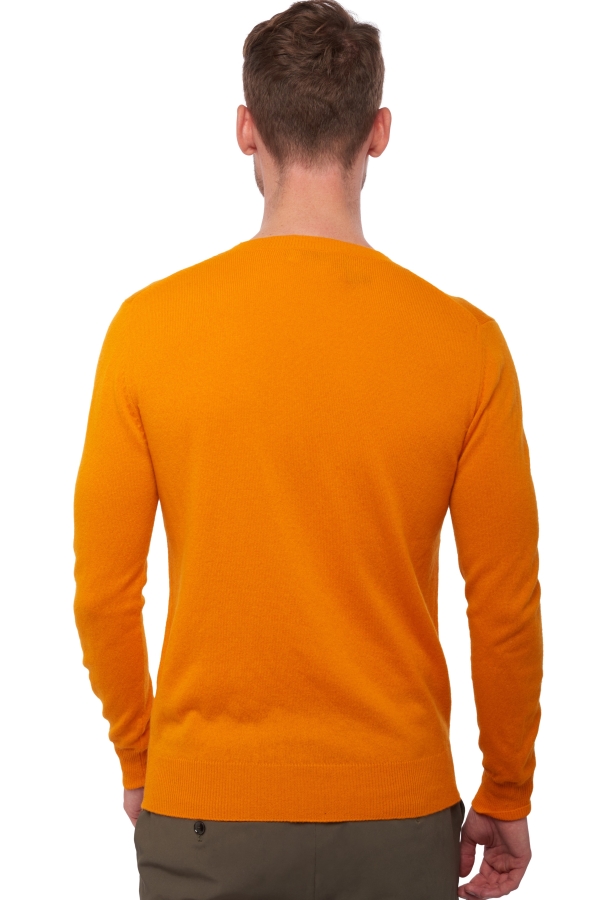 Cachemire pull homme col rond tao first orange m