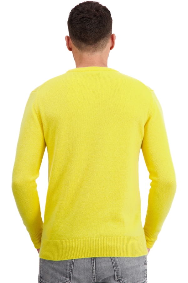 Cachemire pull homme col rond touraine first daffodil 2xl