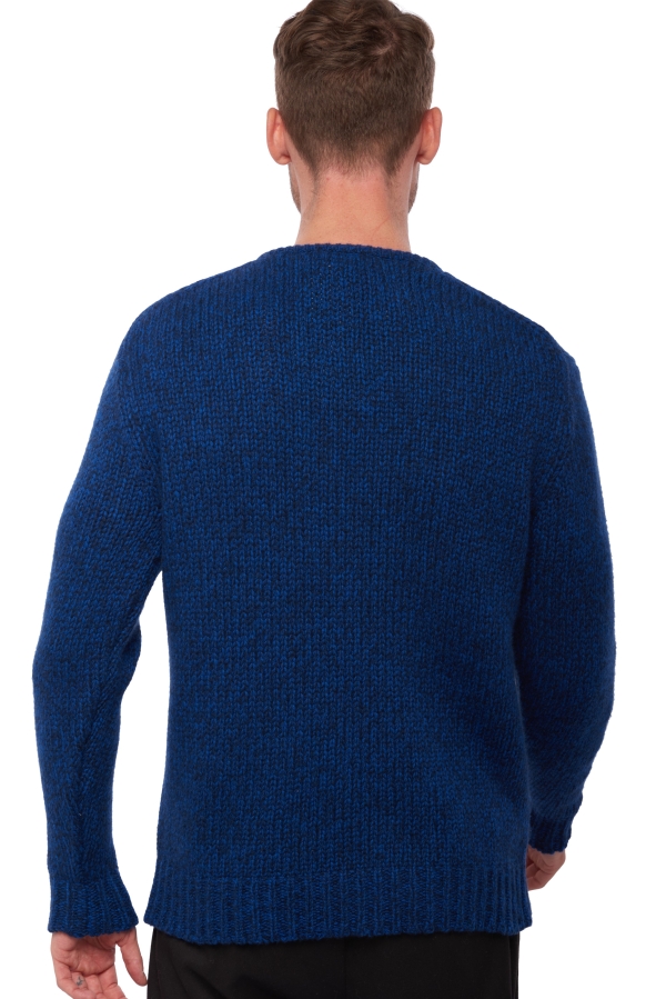 Cachemire pull homme col rond verdun marine fonce kleny xs
