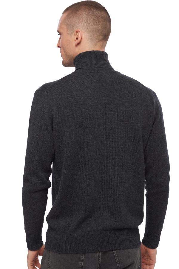 Cachemire pull homme col roule edgar 4f anthracite chine l