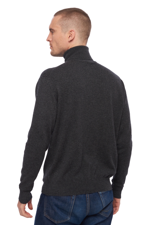 Cachemire pull homme col roule edgar anthracite chine m