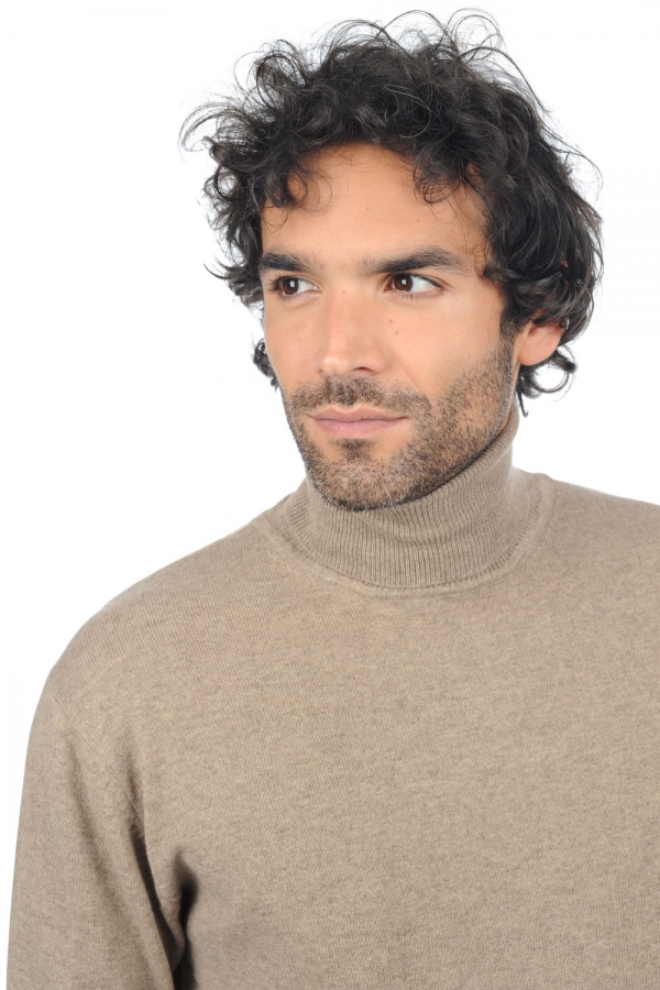 Cachemire pull homme col roule edgar premium dolma natural s