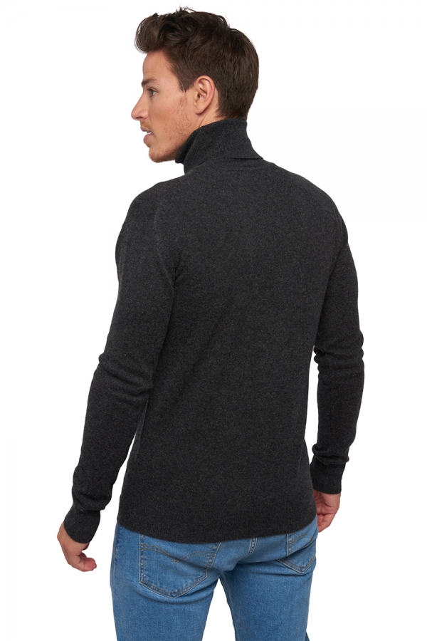 Cachemire pull homme col roule preston anthracite chine 2xl