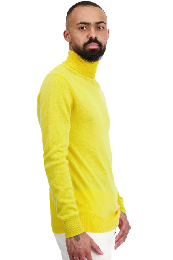 Cachemire pull homme col roule tarry first daffodil xl