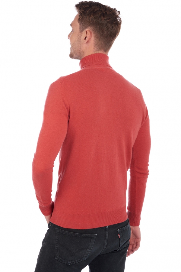 Cachemire pull homme col roule tarry first quite coral m