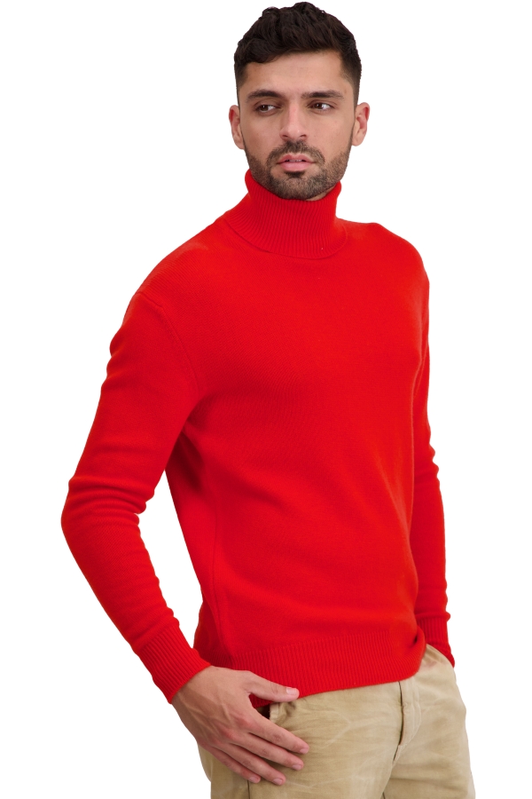 Cachemire pull homme col roule torino first tomato xl