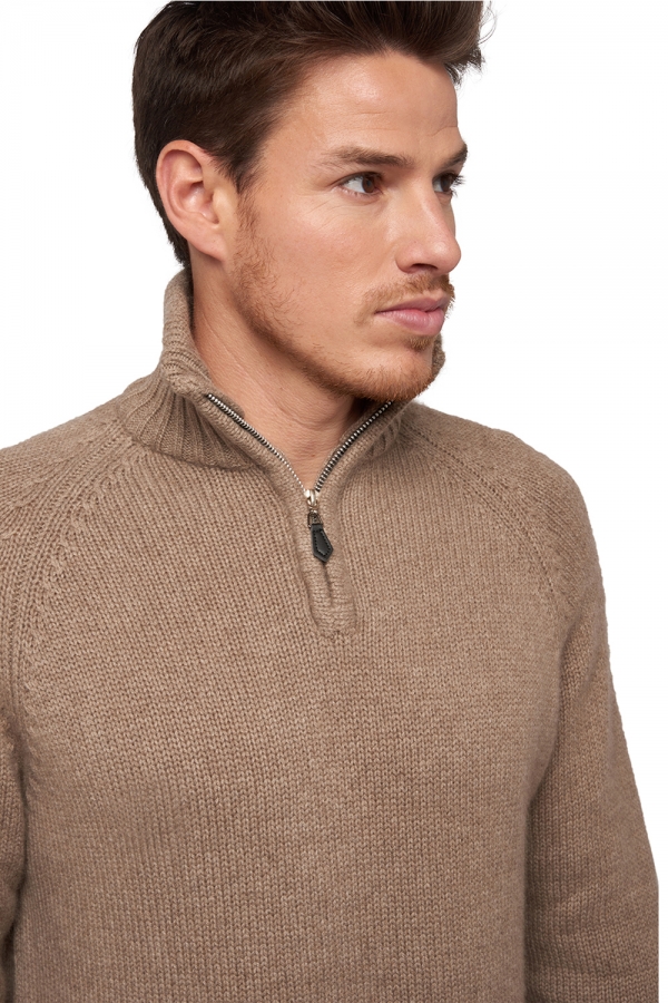 Cachemire pull homme donovan natural brown l