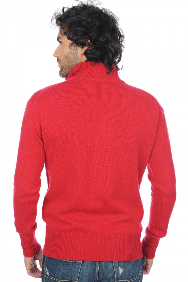 Cachemire pull homme epais donovan rouge velours 4xl