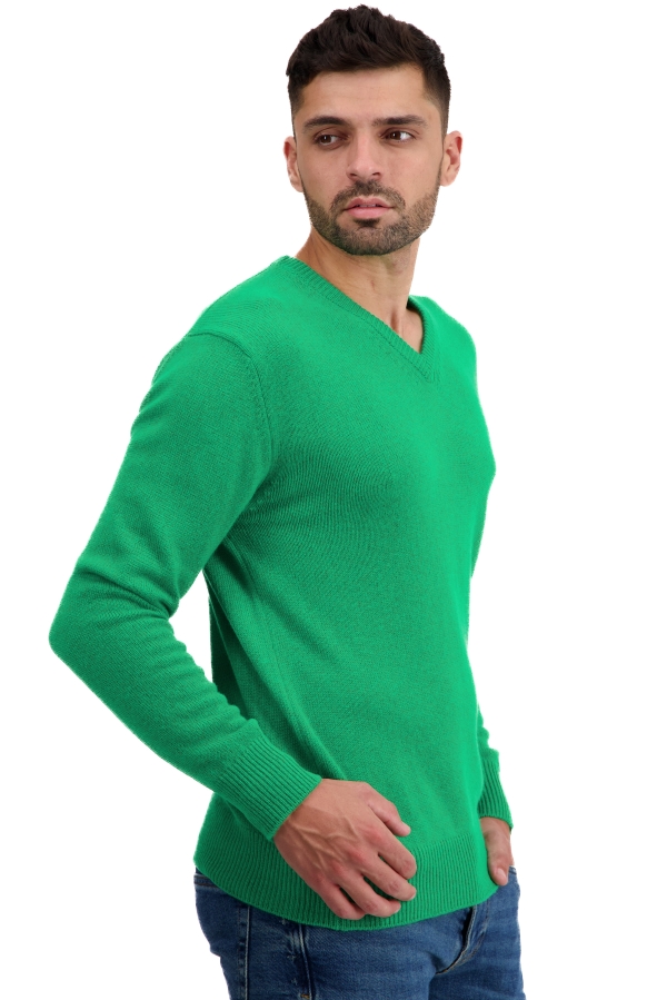 Cachemire pull homme epais hippolyte 4f new green l