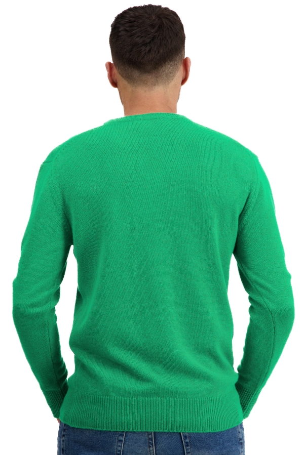 Cachemire pull homme epais hippolyte 4f new green xl
