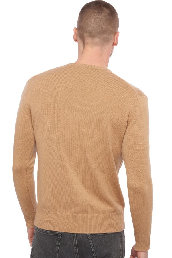 Cachemire pull homme hippolyte 4f camel m