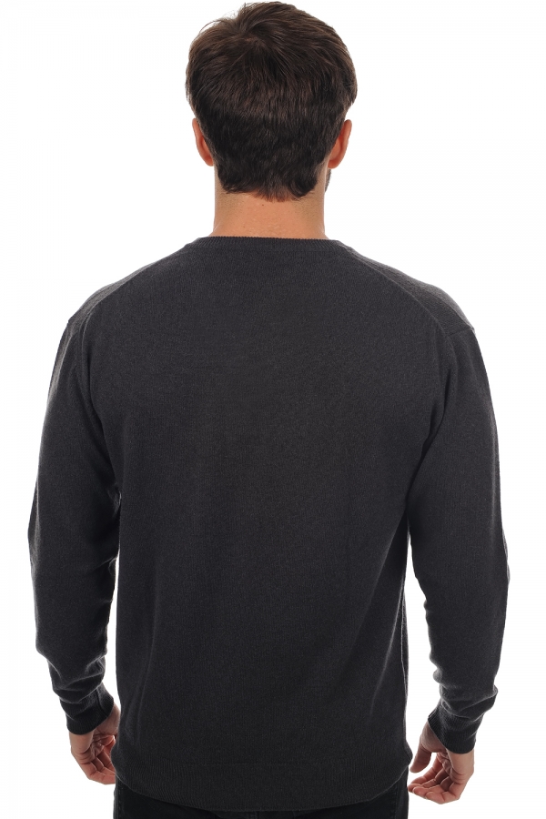 Cachemire pull homme hippolyte anthracite 4xl
