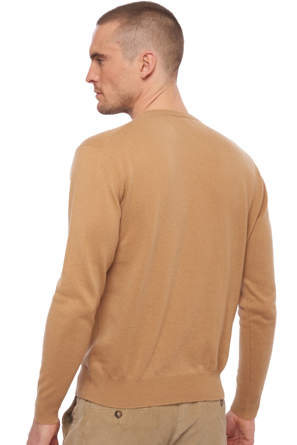 Cachemire pull homme hippolyte camel 4xl