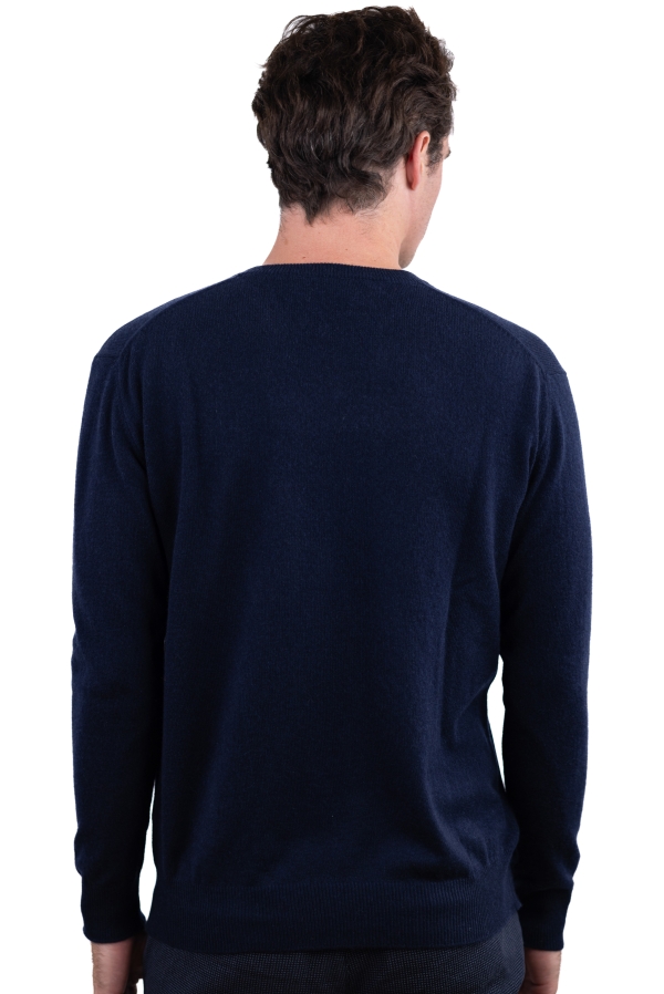 Cachemire pull homme hippolyte marine fonce xs